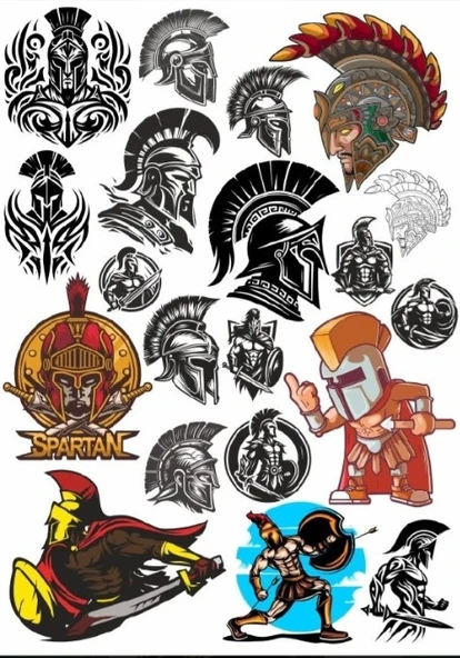 Spartalı Sticker Set ürün görseli 1