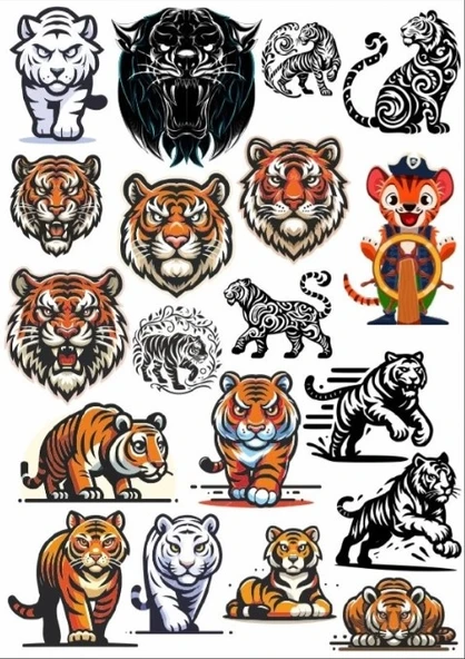 Kaplan Sticker Set 2 ürün görseli 1