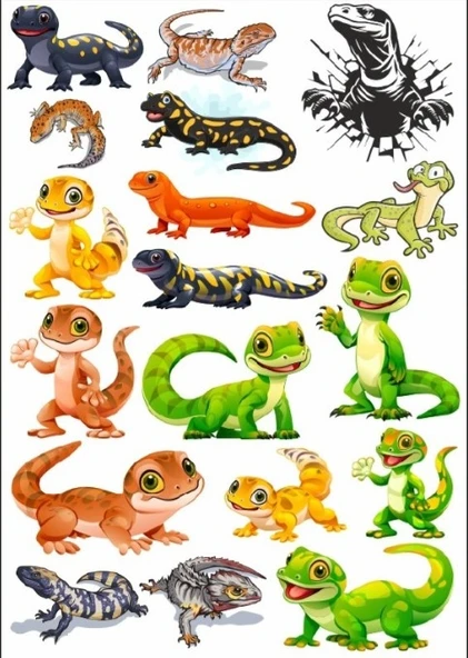 İguana Sticker Set ürün görseli 1