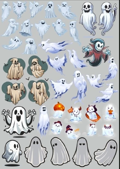 Hayalet Sticker Set ürün görseli 1