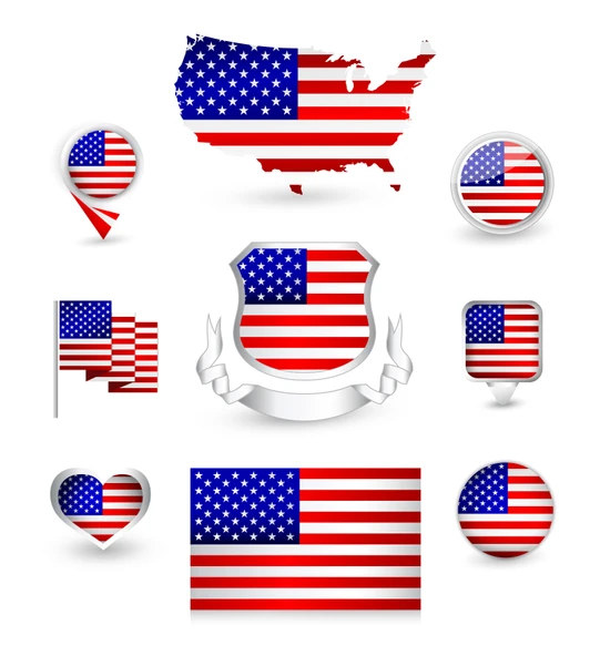 Amerika Birleşik Devletleri Sticker Set ürün görseli 1