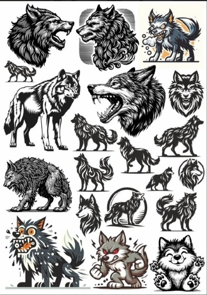 Kurt Sticker set ürün görseli 1