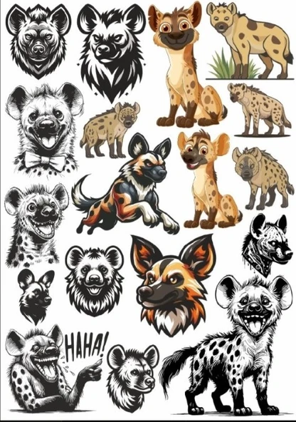 Çakal Sticker SEt ürün görseli 1