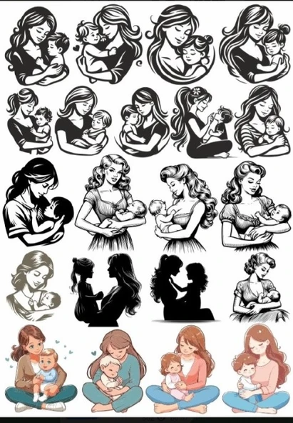Anne Sticker SEt ürün görseli 1