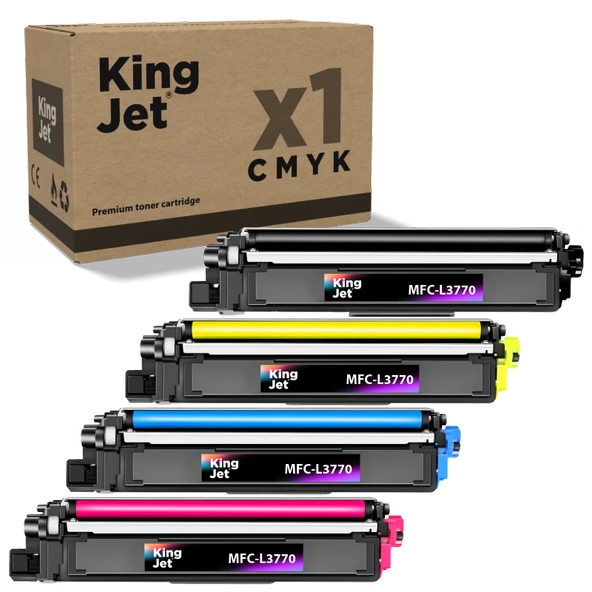 KingJET MFC-L3770 Set Paket - Brother Uyumlu Muadil Toner ürün görseli 1