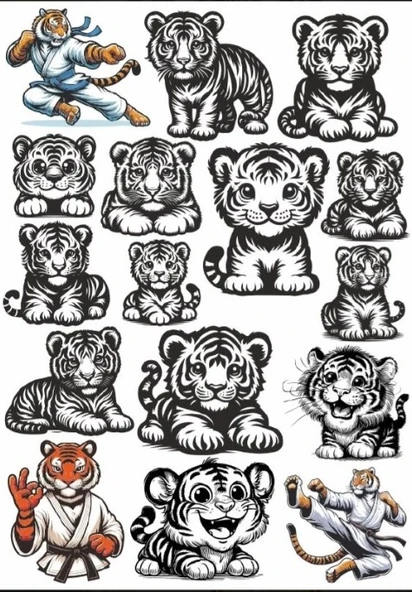 Aslan Sticker Set ürün görseli 1
