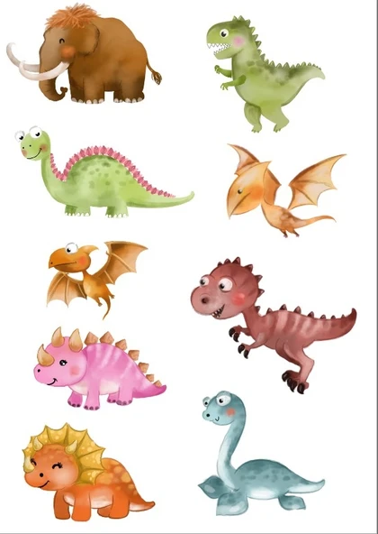 Dinazor Sticker SEt ürün görseli 1