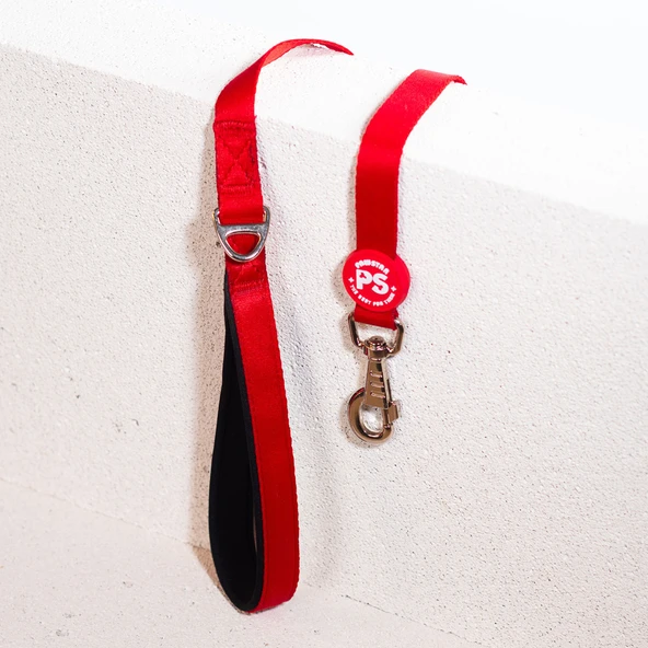 Pawstar Kırmızı Köpek Gezdirme Kayışı 120 cm x 2 cm ürün görseli 1
