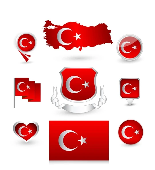 Türkiye Sticker Set ürün görseli 1