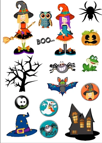 Cadı Sticker Set ürün görseli 1