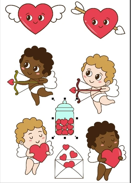 Eros Sticker Set ürün görseli 1