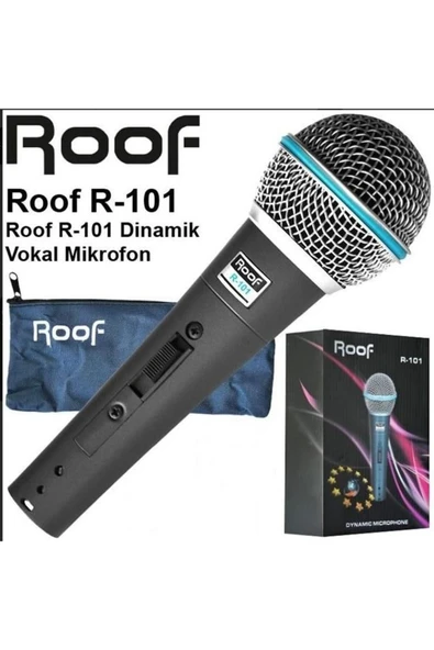 ROOF R-101 KABLOLU EL MİKROFONU ürün görseli 1