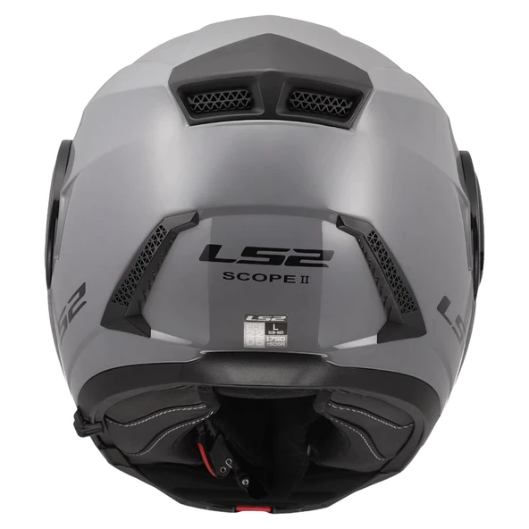 LS2 SCOPE 2 NARDO GRİ ÇENE AÇILIR KASK - Resim 9