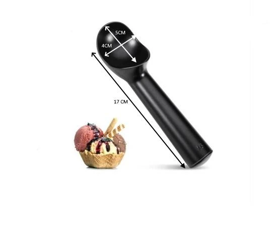 Pastaland Dondurma Kaşığı 17 cm SİYAH ürün görseli 1