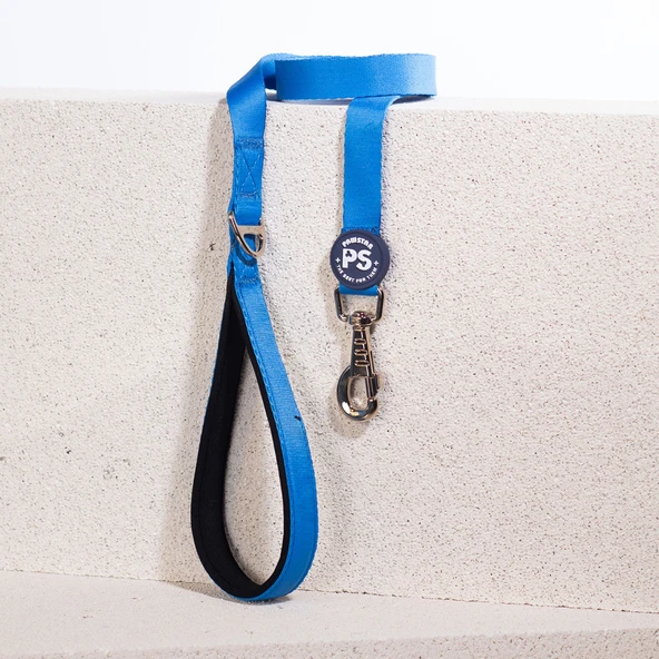 Pawstar Mavi Köpek Gezdirme Kayışı 120 cm x 2 cm ürün görseli 1