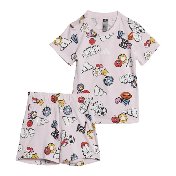 Adidas JI6235 I Fun Aop Set Bebek Eşofman Takımı ürün görseli 1