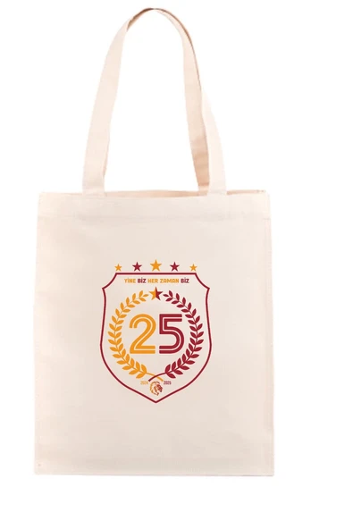 25 Şampiyonluk Yine Biz Ham Bez Çanta ürün görseli 1