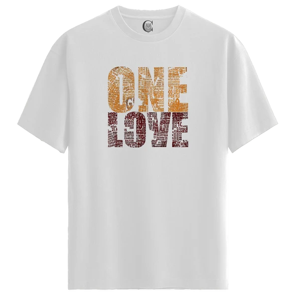 CimBom Love - %100 Pamuklu Kadın Beyaz Tişört - Premium Quality ürün görseli 1