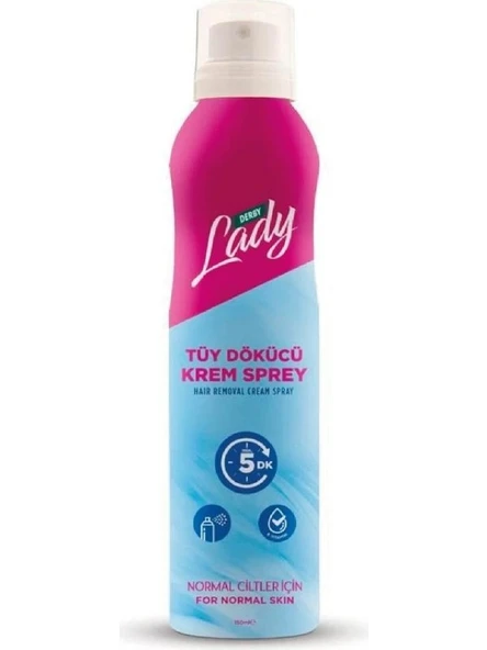 Derby Lady Tüy Dökücü Krem Sprey 150 ml ürün görseli 1