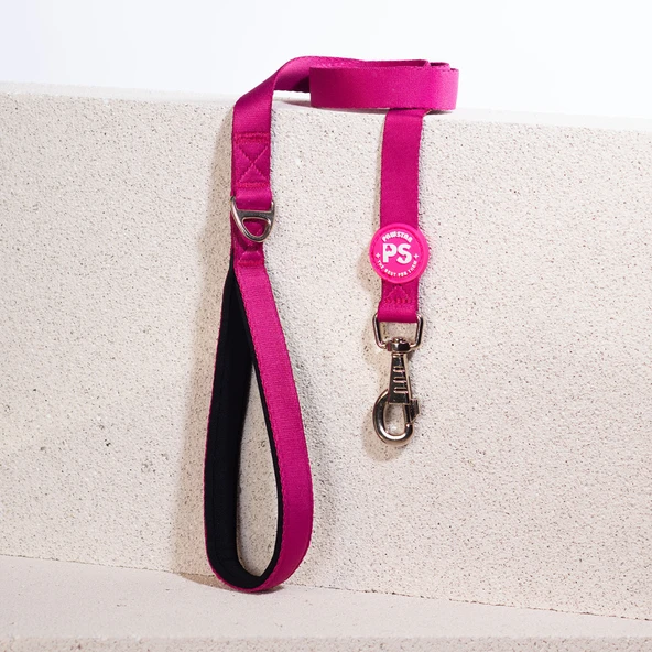 Pawstar Fuşya Köpek Gezdirme Kayışı 120 cm x 2 cm ürün görseli 1