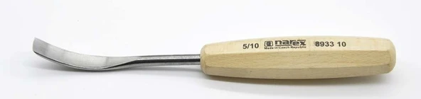 NAREX Wood Line Bükülmüş Oluklu Oyma Iskarpelası 10x90 mm (893310) ürün görseli 1