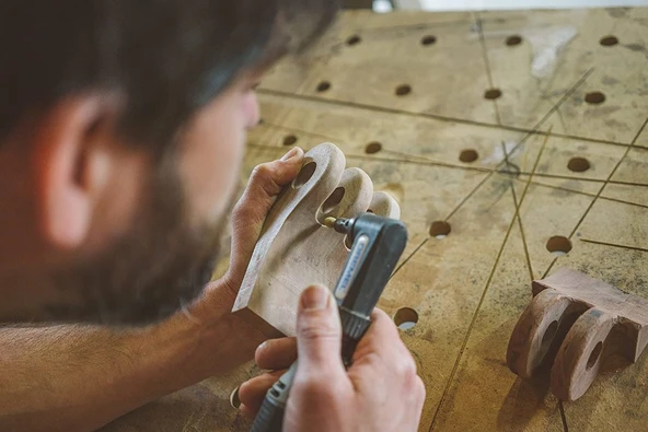 KUTZALL FLX-14-EC Ekstra Kalın Diş Alev Tipi Törpü (3.1 mm Sap) ürün görseli 1