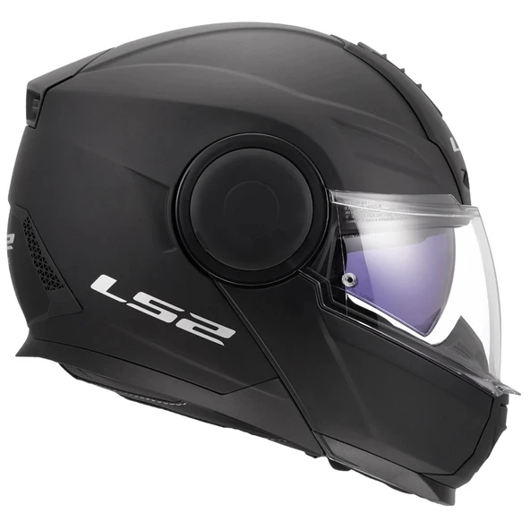 LS2 SCOPE 2 MAT SİYAH ÇENE AÇILIR KASK - Resim 7