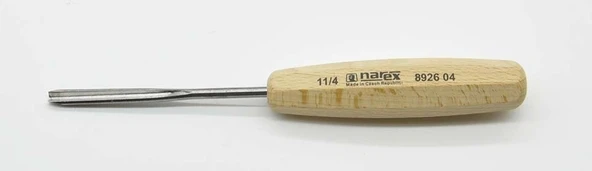 NAREX 892604 Wood Line Derin Oluklu Oyma Iskarpelası 4x90 mm ürün görseli 1