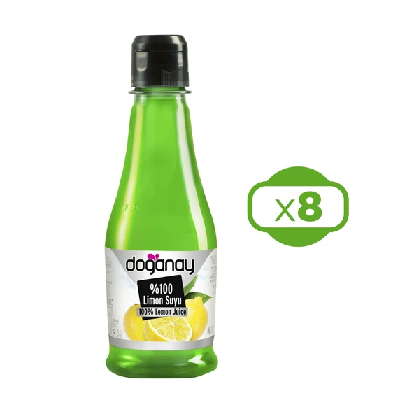 Doğanay %100 Limon Suyu 500 ml x 8 Adet Pet ürün görseli 1