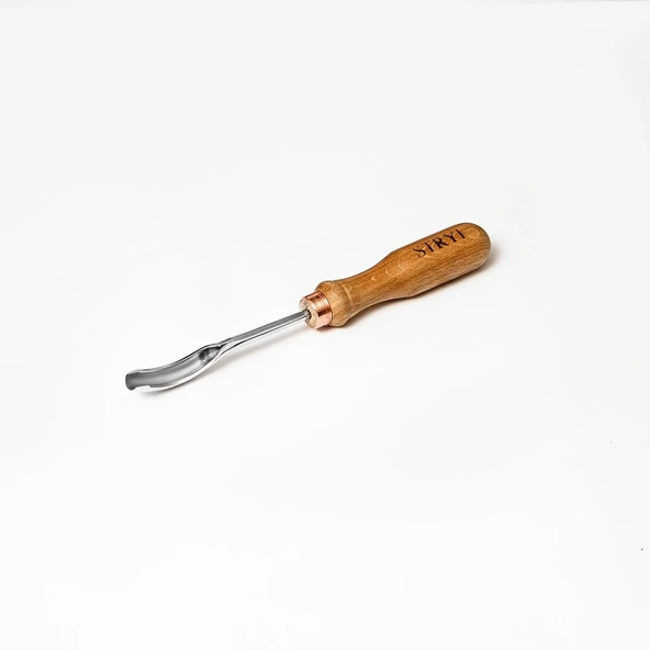 STRYI 119910 Bükülmüş Derin Oluklu Kuksa ve Kaşık Oyma Iskarpelası 10 mm ürün görseli 1