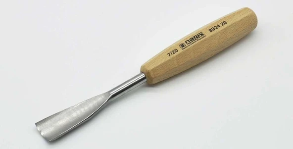 NAREX 892420 Wood Line Oluklu Ağız Oyma Iskarpelası 20x90 mm ürün görseli 1