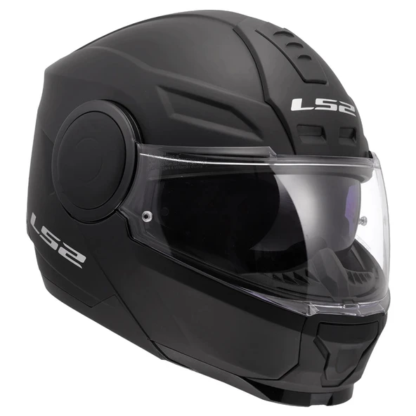 LS2 SCOPE 2 MAT SİYAH ÇENE AÇILIR KASK - Resim 5