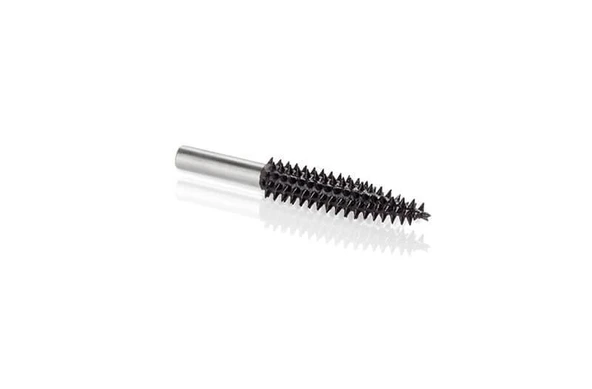 KUTZALL TX-14-C Kalın Diş Konik Çam Tipi Törpü (6.3 mm Sap) ürün görseli 1