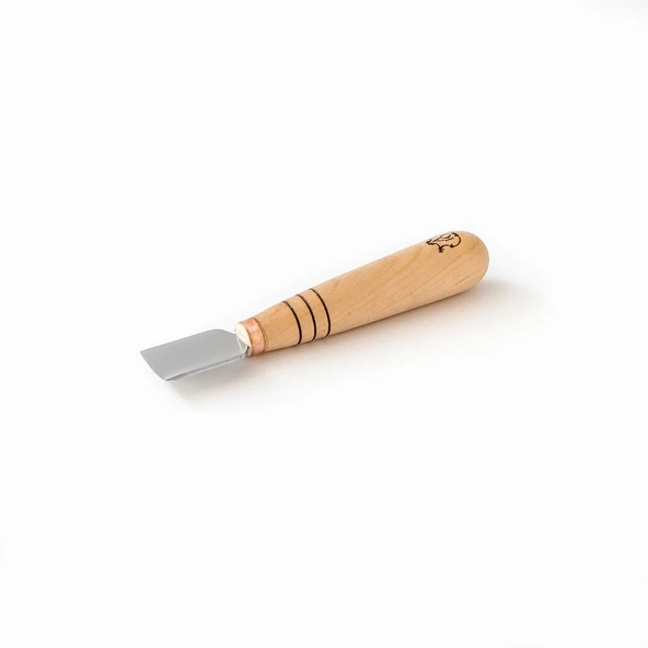 STRYI 390525 Kısa Tip Sığ Oluklu Ahşap Oyma Iskarpelası 25 mm ürün görseli 1