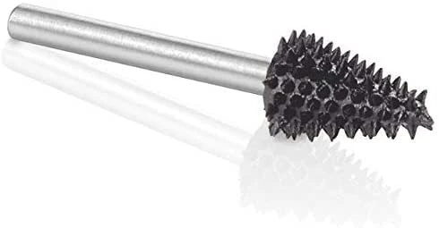 KUTZALL TX-14-EC Kalın Diş Konik Çam Tipi Törpü (3.1 mm Sap) ürün görseli 1