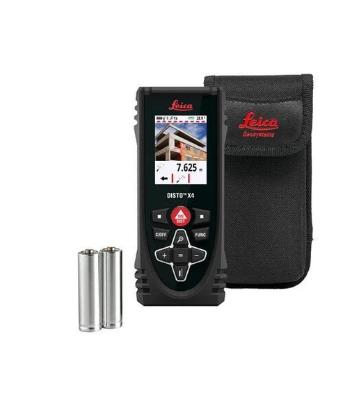 LEICA DISTO X4 P2P Bluetooth ve Kameralı Lazer Metre (150 Metre) ürün görseli 1