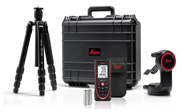 LEICA DISTO X3 P2P Full Set Lazer Metre (150 Metre) ürün görseli 1