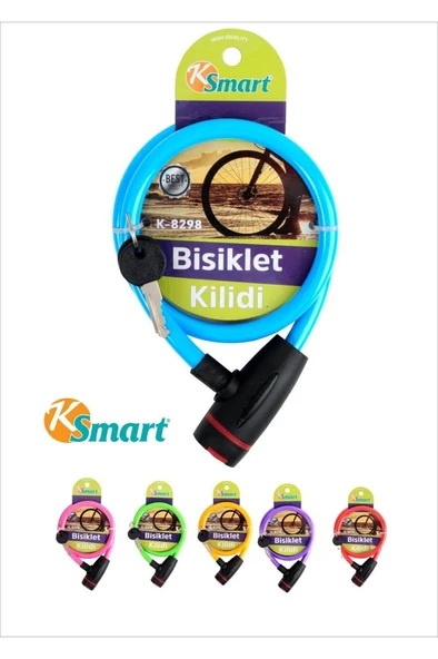 Ksmart Bisiklet Kilidi Kalın Neon Ksmart K-8298 ürün görseli 1