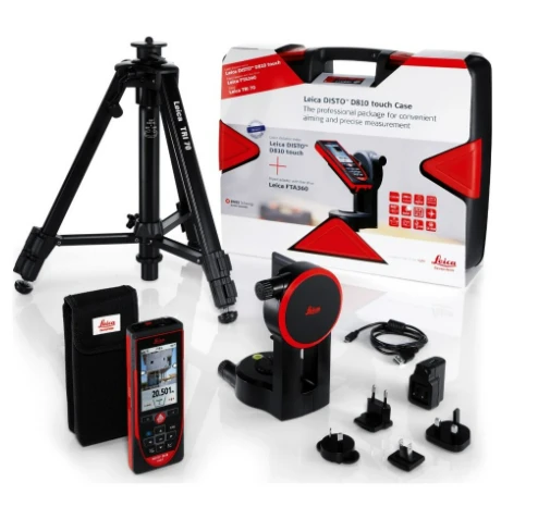 LEICA DISTO D810 Touch Full Set Bluetooth ve Kameralı Lazer Metre (250 metre) ürün görseli 1
