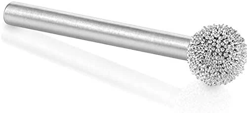 KUTZALL S-14-E Kalın Diş Yuvarlak Top Törpü (3.1 mm Sap) ürün görseli 1