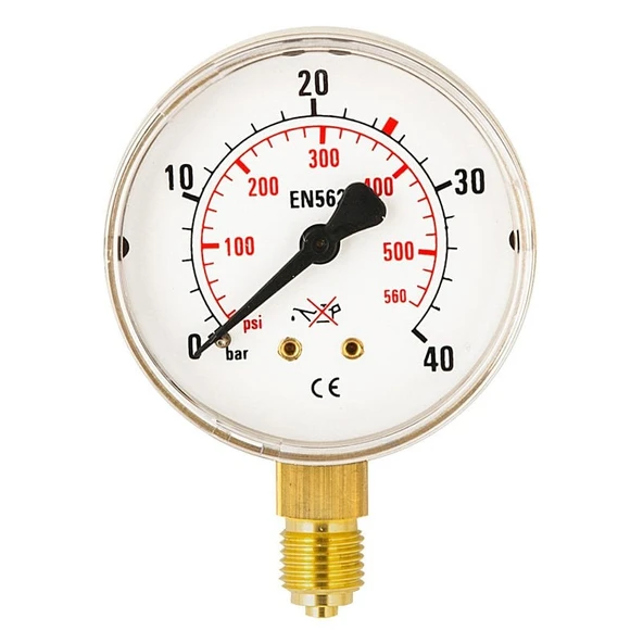 KASWELD 4103 Manometre 63 mm 0-40 Bar ürün görseli 1