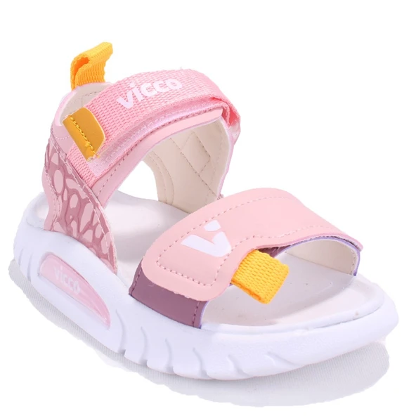 Vicco Dekan 332P25Y203 Pudra Ortopedik Günlük Kız Çocuk Spor Sandalet ürün görseli 1