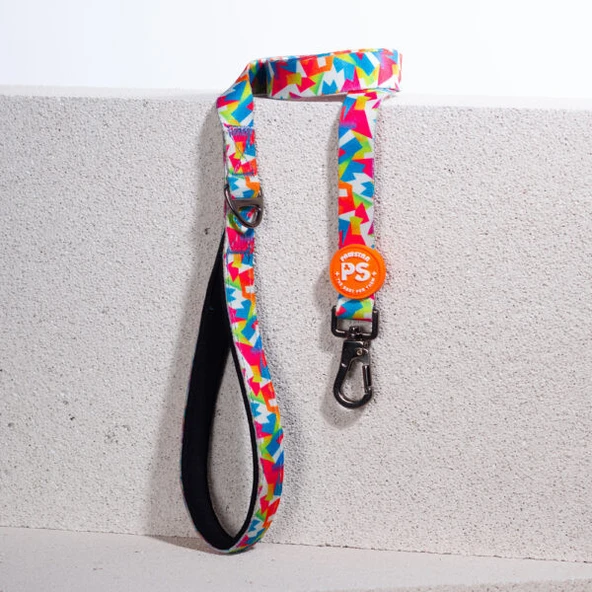 Pawstar Mosaic Köpek Gezdirme Kayışı 120 cm x 2 cm ürün görseli 1