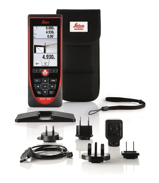 LEICA DISTO S910 P2P Bluetooth ve Kameralı Lazer Metre (300 Metre) ürün görseli 1