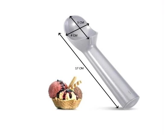 Pastaland Dondurma Kaşığı 17 cm GÜMÜŞ ürün görseli 1