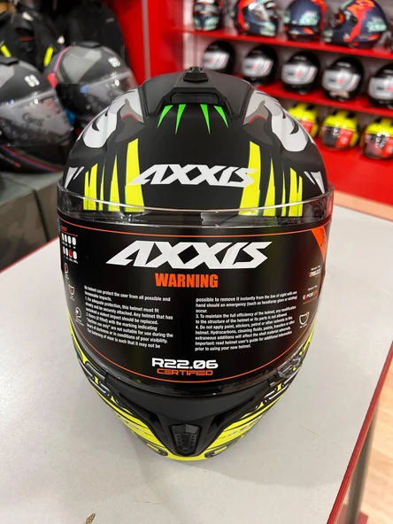 PTTAVM: AXXIS DRAKEN S ROAR B3 MATT FLUOR YELLOW XXL