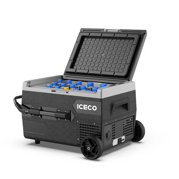 ICECO K65S 12/24Volt 65Lt Akülü/Kablolu/ Kompresörlü Tekerlekli Outdoor Oto Buzdolabı/Dondurucu (Akü Dahil Değildir) ürün görseli 1