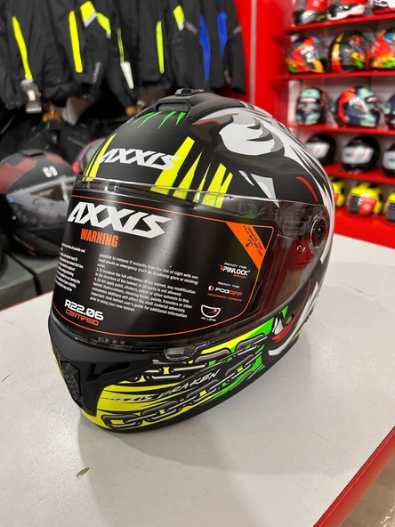 AXXIS DRAKEN S ROAR B3 MATT FLUOR YELLOW XXL ürün görseli 1