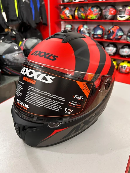 AXXIS DRAKEN S PREMIER B5 MATT RED XXL ürün görseli 1