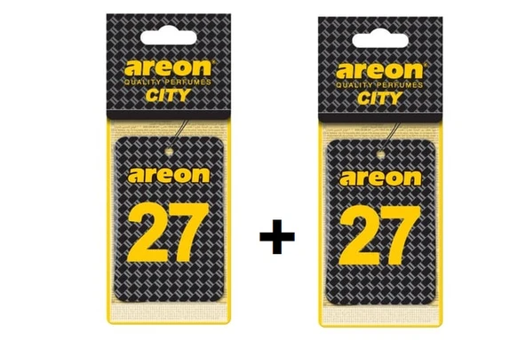 Areon 27 Vanilla Black Oto Araç Kokusu (2li ) ürün görseli 1